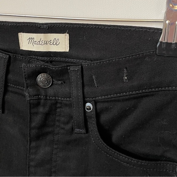 Madewell 10" High Rise Skinny Jeans in Black Frost - Picture 4 of 6
